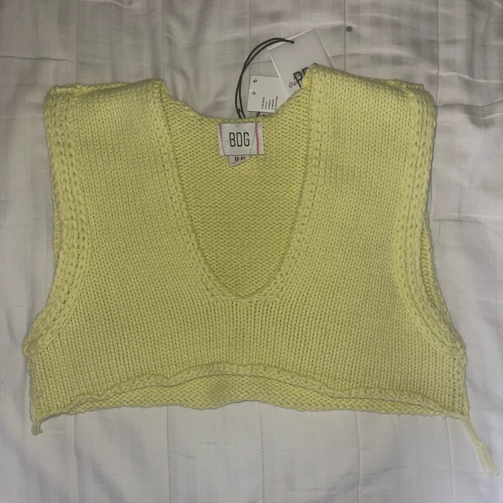 Urban Outfitters cropped sweater vest